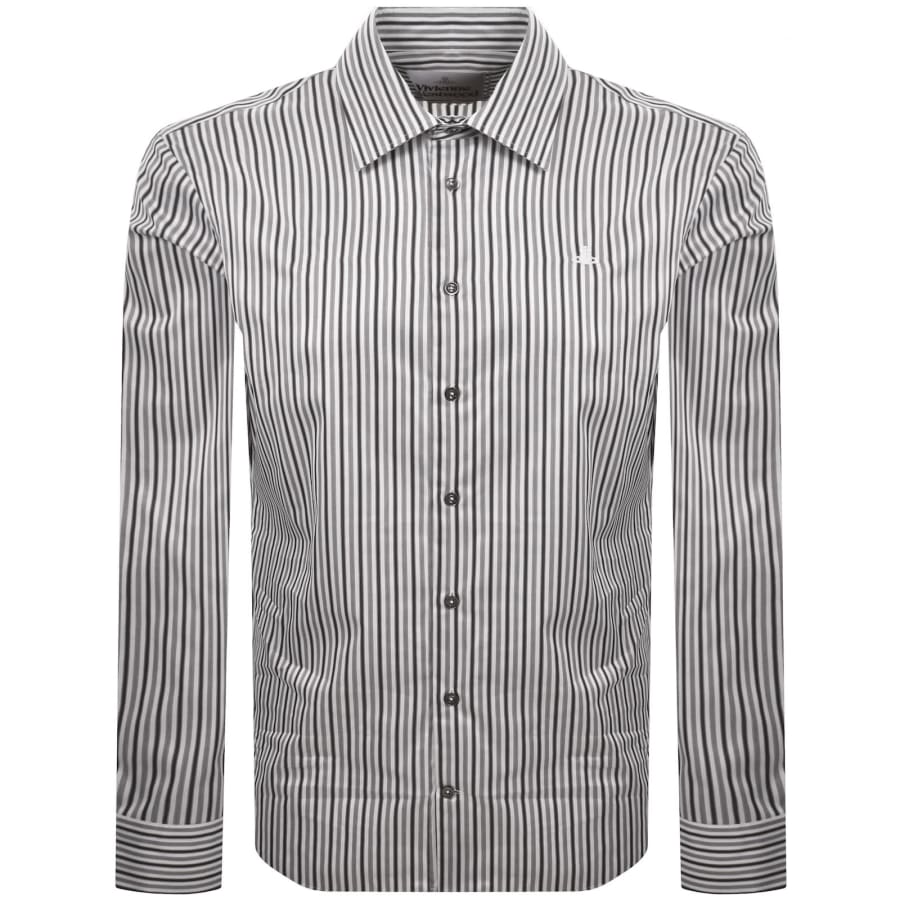 Vivienne Westwood 長袖　シャツ ダークグレー　サイズ００ Vivienne Westwood Ghost Long Sleeved Shirt Grey | Mainline Menswear us